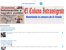 Tablet Screenshot of elcubanointransigente.com